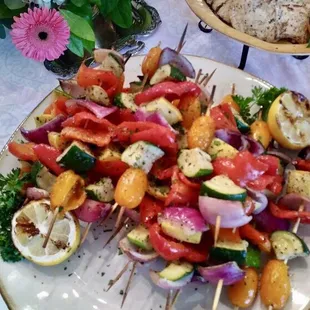 Grilled Vegetable Skewer