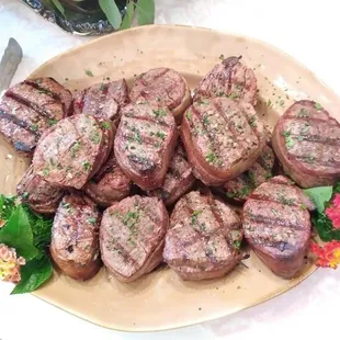 Bacon wrapped Beef Tenderloin Filets