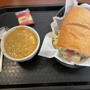 Half Hoagie, Half Soup Combo