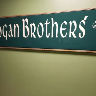 Inside the back entrance