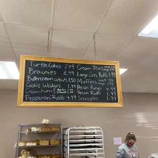 a woman working in a bakery