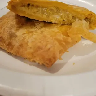 Jamaican Patties (chicken? My husband ordered so not  100% sure.)