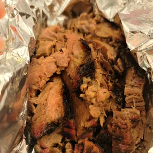 a closeup of the meat