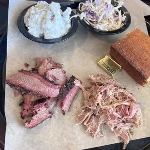 Brisket and Pulled Pork