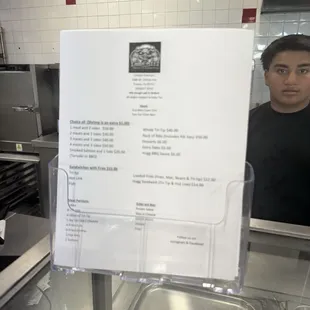 Menu.