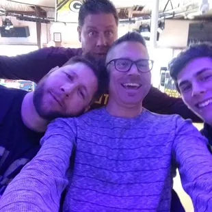 a group of friends taking a selfie