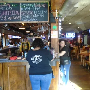 What it looks like when you walk in the front door.