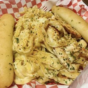 Blackened Chicken Alfredo