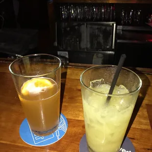 Fuzzy Navel and Blue Moon