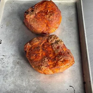 Porkchops fresh off the smoker