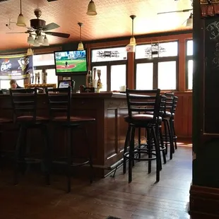 Bar area entry from restaurant.