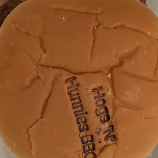 Their bun, branded. How cool