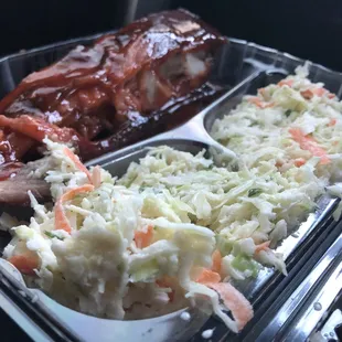 Ribs &amp; coleslaw