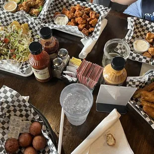 A bunch of appetizers!