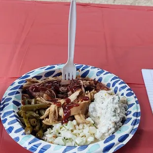 My favorite BBQ sauce from Hogshead Cafe! Time to dig in