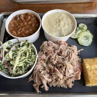 Pulled Pork Entree with 2 Sides