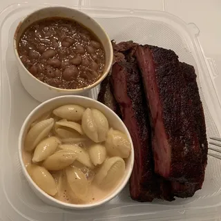2 Meat Sampler with 2 Sides