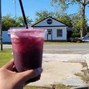 Blueberry soda