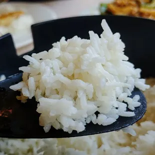 Real fresh cooked rice (not minute rice!)