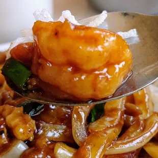 Big Shrimp in the Mongolian combo