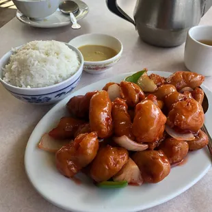 sweet and sour pork lunch special