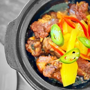 Vietnamese Braised Spare Ribs with Pineapple
