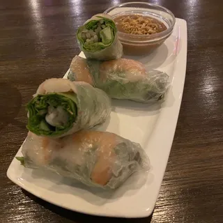 Spring Rolls with Peanut Sauce