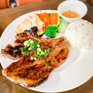 Protein & Garlic Rice - Pork Chop