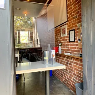 a view of the kitchen