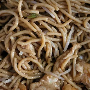 Gummy, soggy, over cooked noodles