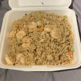 The Shrimp Fried Rice.