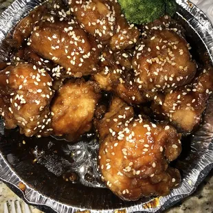 Chef specialty-sesame chicken. My favorite. SO good! Only $9.50!