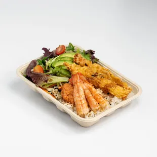 Spicy Shrimp Crunch Bowl