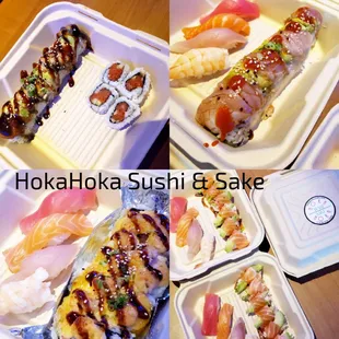 sashimi, sushi, sushi and sashimi, food