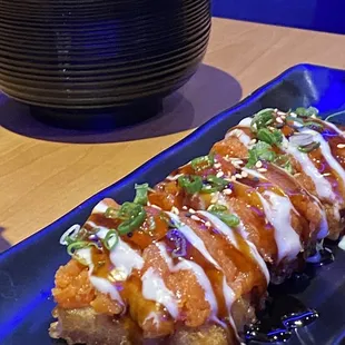 Tuna fried rice roll