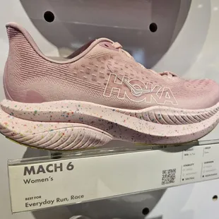 Cute pink sprinkles design in the sole.