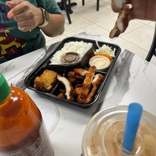 Chicken katsu bento box