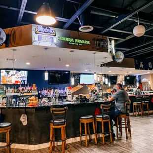 interior: bar section