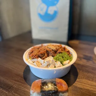 Spam Musubi and Spicy Pork Bulgogi