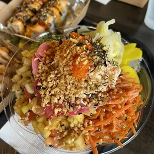Build your own poke bowl