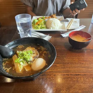 Shoyu Ramen, and Chicken Teriyaki