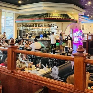 interior, sushi and sashimi