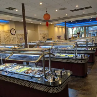 a view of a buffet