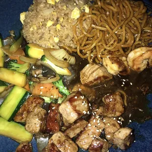 Hibachi (?) steak and shrimp