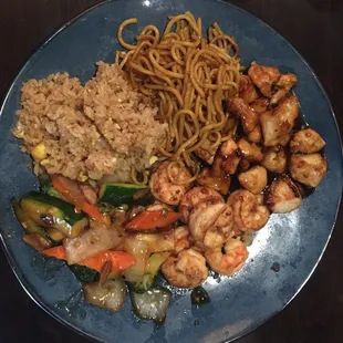 Chicken and Shrimp Hibachi dinner