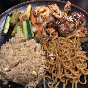 Shrimp and scallop combination hibachi dinner. My new favorite!!