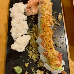 Scallop Sushi and Hawaii Volcano Roll