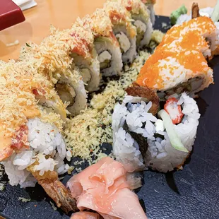 Hawaii Volcano Roll, Hokkaido Roll