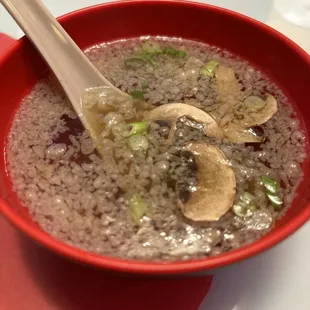 Clear Soup appetizer (included in hibachi order)