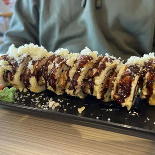 Fried sushi roll